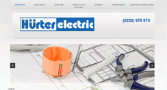 Desktop Screenshot of huerter-electric-bonn.de